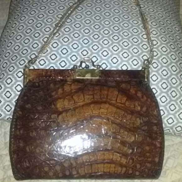 Authentic Alligator Hand Bag - Picture 2 of 3